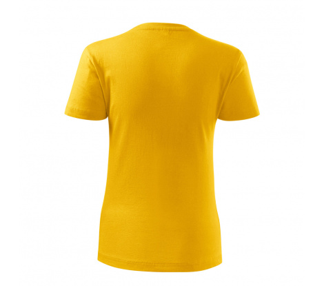 Tričko dámske MALFINI® Classic New 133 žltá veľ. XL