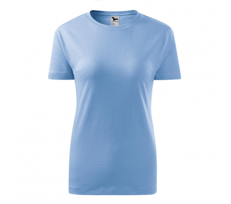 Tričko dámske MALFINI® Classic New 133 nebeská modrá veľ. S