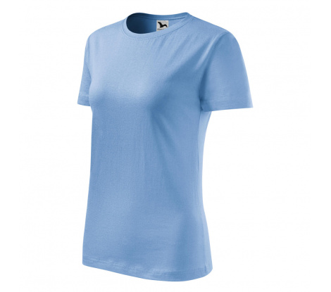 Tričko dámske MALFINI® Classic New 133 nebeská modrá veľ. XL
