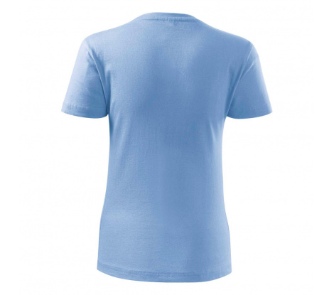 Tričko dámske MALFINI® Classic New 133 nebeská modrá veľ. XS