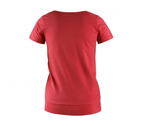 Dámske tričko s krátkym rukávom CXS EMILY červené, veľ. XS