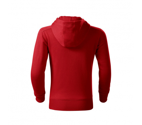 Mikina detská MALFINI® Trendy Zipper 412 červená veľ. 134 cm/8 rokov