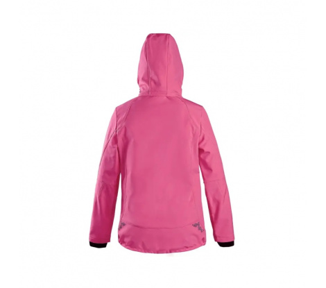 Detská softshellová bunda CXS NEVADA ružová, veľ. 140