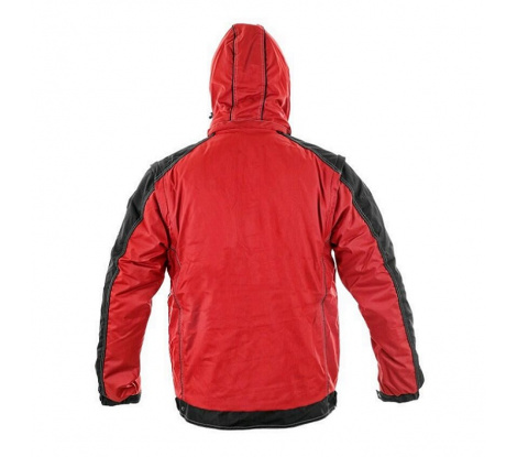 Zimná bunda CXS IRVINE 2v1 červeno-čierna veľ. L