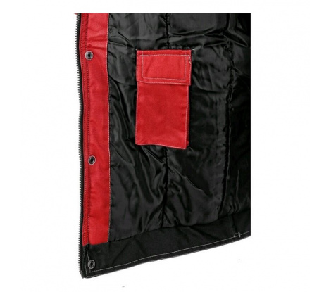 Zimná bunda CXS IRVINE 2v1 červeno-čierna veľ. M