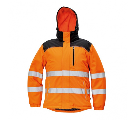 Reflexná bunda KNOXFIELD WINTER HV oranžová, veľ. XL