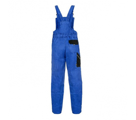 Skrátené pánske nohavice na traky CXS LUXY ROBIN modré, veľ. 62
