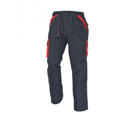 Pracovné nohavice MAX čierno-červené veľ. 58