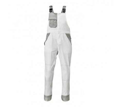 Pánske nohavice na traky MONTROSE bielo-sivé, veľ. 46