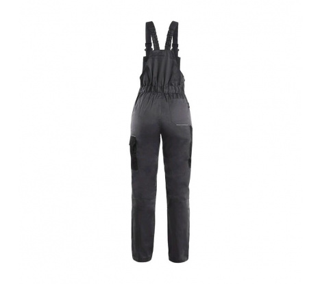 Dámske nohavice na traky CXS PHOENIX HEKATE, šedo - čierne, veľ. 56