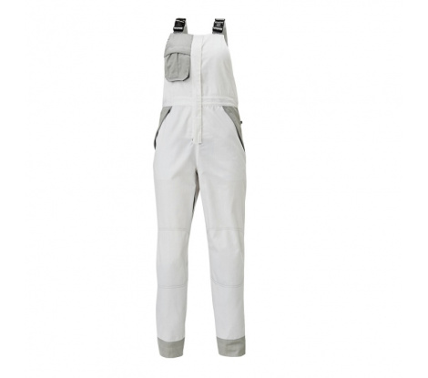 Dámske nohavice na traky MONTROSE LADY bielo-sivé, veľ. 54
