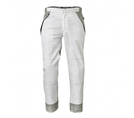 Pánske nohavice MONTROSE bielo-sivé, veľ. 58
