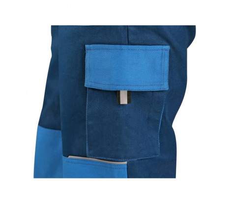 Pánske nohavice na traky CXS LUXY ROBIN modré, veľ. 46