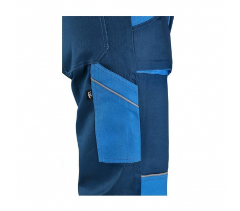 Pánske nohavice na traky CXS LUXY ROBIN modré, veľ. 60