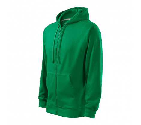 Mikina pánska MALFINI® Trendy Zipper 410 trávová zelená veľ. 2XL