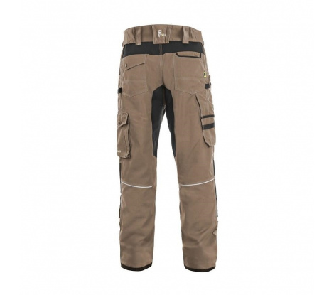Pánske elastické nohavice CXS STRETCH, béžové, veľ. 62