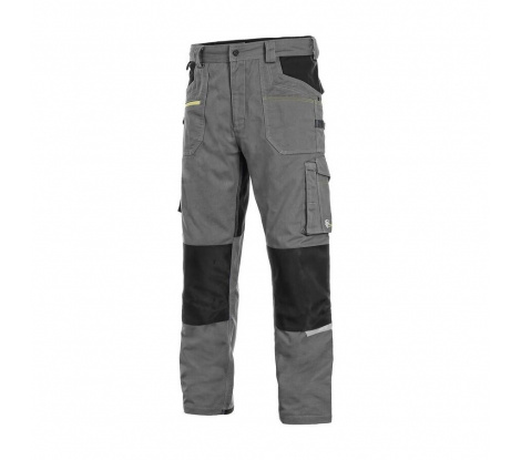 Pánske elastické nohavice CXS STRETCH, šedé, veľ. 54