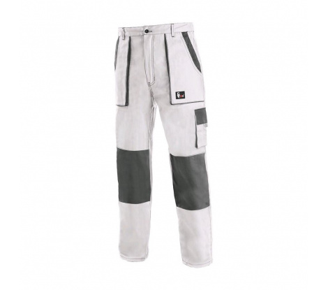 Pánske nohavice CXS LUXY JOSEF, bielo-šedé, veľ. 52