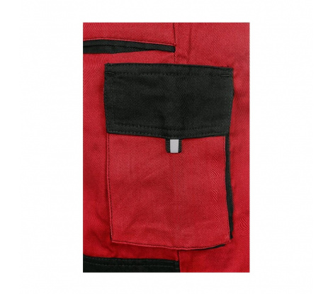 Pánske nohavice CXS LUXY JOSEF, červeno-čierne, veľ. 64