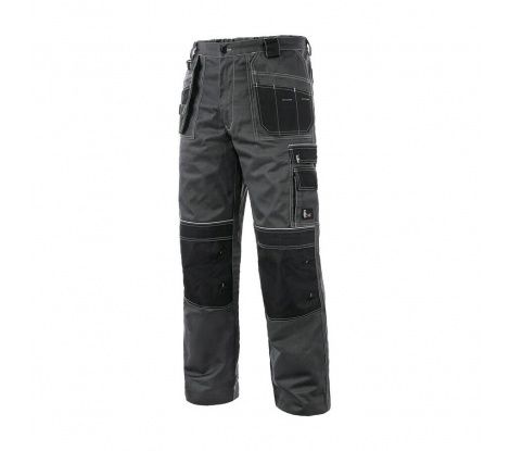 Pánske nohavice CXS ORION TEODOR PLUS, šedo-čierne, veľ. 52