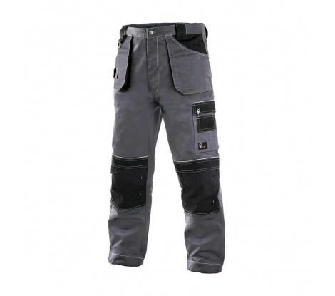 Pánske nohavice CXS ORION TEODOR, šedo-čierne, veľ. 52