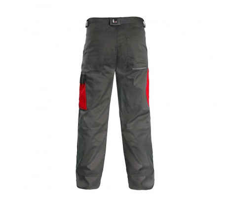 Pánske nohavice CXS PHOENIX CEFEUS, šedo-červená, veľ. 52
