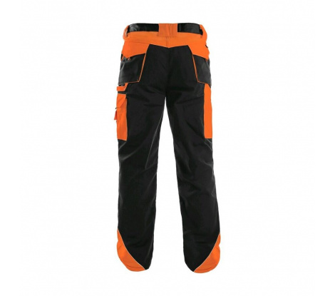 Pánske nohavice CXS SIRIUS BRIGHTON, čierno-oranžová, veľ. 50
