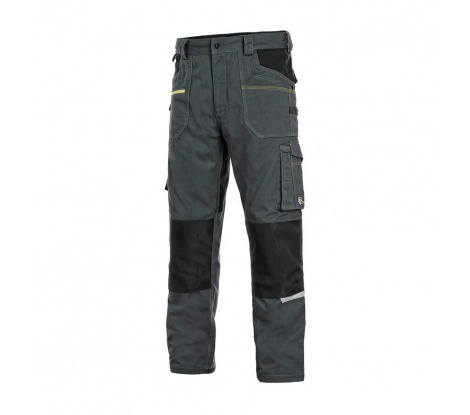 Pánske elastické nohavice CXS STRETCH, tmavo sivé, veľ. 54