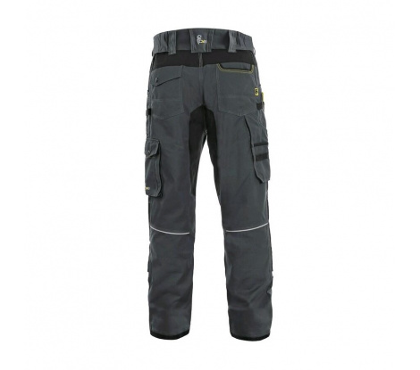 Pánske elastické nohavice CXS STRETCH, tmavo sivé, veľ. 56