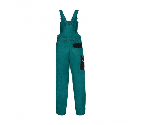 Pánske nohavice na traky CXS LUXY ROBIN, zeleno-čierne, veľ. 54
