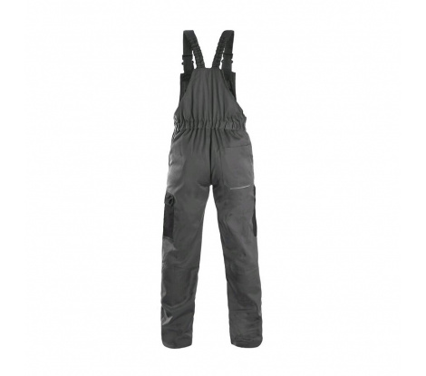 Pánske nohavice na traky CXS PHOENIX CRONOS, šedo-čierne, veľ. 62