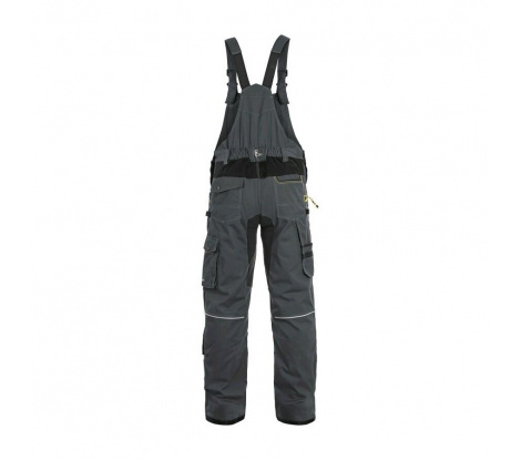 Pánske nohavice na traky CXS STRETCH, tmavo sivé, veľ. 56