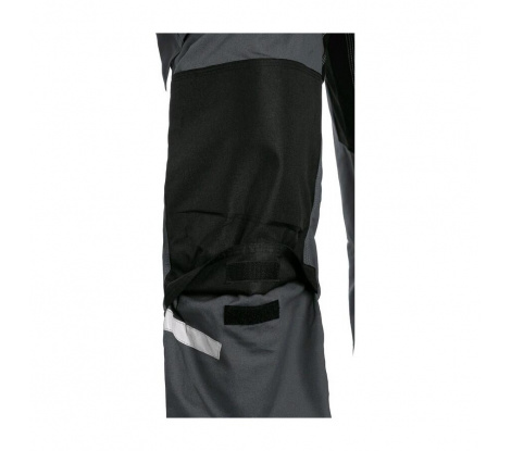 Pánske nohavice na traky CXS STRETCH, tmavo sivé, veľ. 50