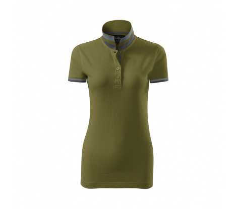 Polokošeľa dámska MALFINI Premium® Collar Up 257 avokádová zelená veľ. XS