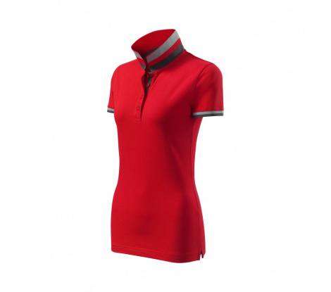 Polokošeľa dámska MALFINI Premium® Collar Up 257 formula red veľ. L
