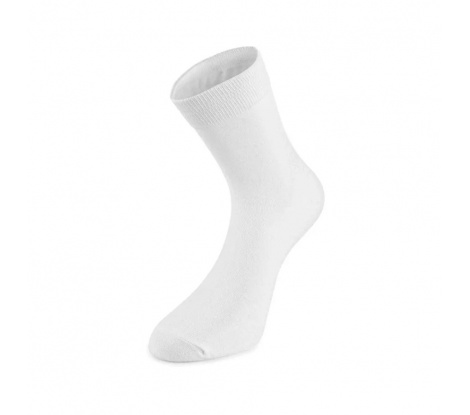 Biele pracovné ponožky CXS CAVA veľ. 42-43