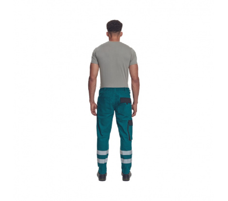 Pracovné reflexné nohavice MAX NEO RFLX zelené veľ. 50