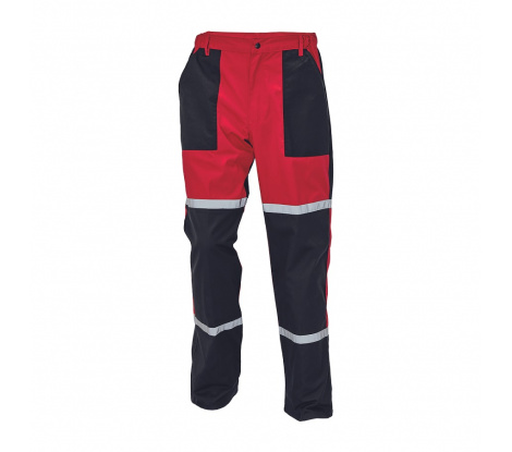 Pánske pracovné nohavice TAYRA červeno-čierne veľ. 48