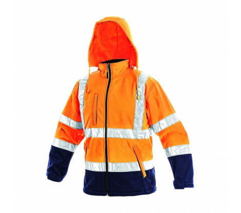 Reflexná bunda DERBY oranžovo-modrá veľ. XL
