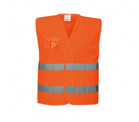 Sieťovaná reflexná vesta Portwest C494 oranžová veľ. L/XL