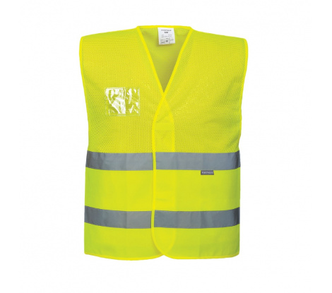 Sieťovaná reflexná vesta Portwest C494 žltá veľ. L/XL