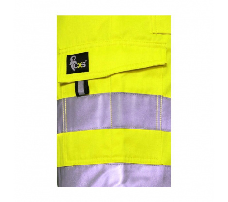 Reflexné šortky CXS NORWICH žlté veľ. 66
