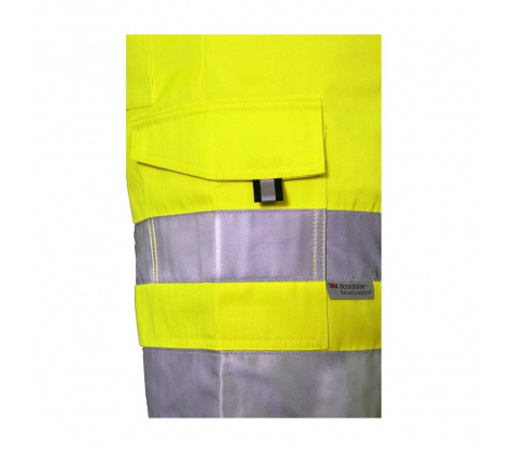 Reflexné šortky CXS NORWICH žlté veľ. 58