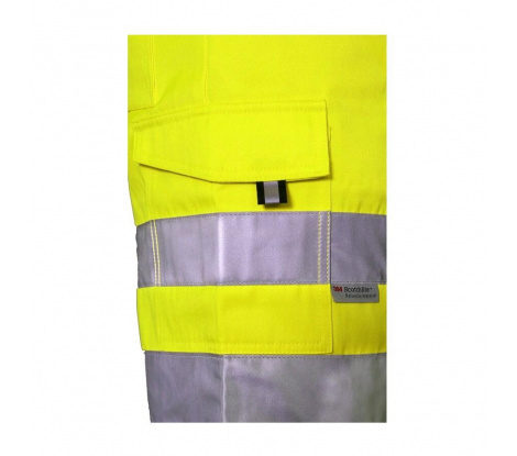 Reflexné šortky CXS NORWICH žlté veľ. 66