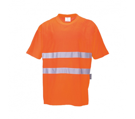 Reflexné tričko s krátkym rukávom Portwest S172 oranžové veľ. M