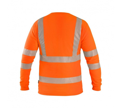 Reflexné tričko s dlhým rukávom Cxs OLDHAM oranžové veľ. L