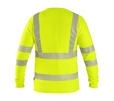 Reflexné tričko s dlhým rukávom Cxs OLDHAM žlté veľ. XL