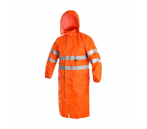 Reflexný plášť BATH oranžové veľ. XL