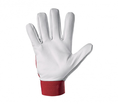 Kombinované rukavice TECHNIK 1020, červeno-biele, veľ. 11