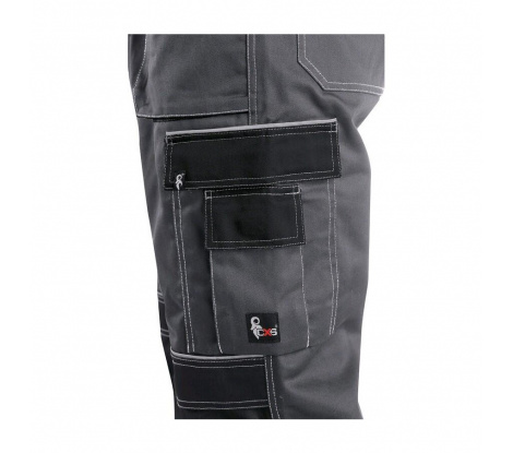 Skrátené zateplené nohavice CXS ORION TEODOR sivo-čierne veľ. 44-46